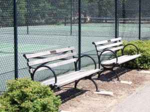 Tennis benches